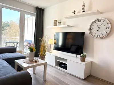 TV/Unterhaltungsangebot in der Unterkunft Ferienwohnung Nordseebrandung A1.4