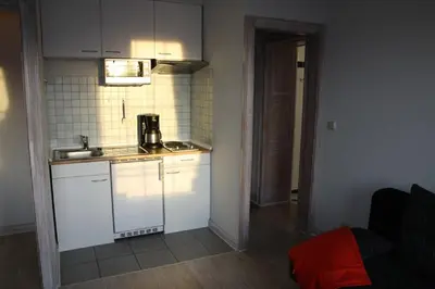 Küche/Küchenzeile in der Unterkunft Haus Nordsee 06