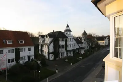 Das Gebäude in dem sich die Ferienwohnung befindet