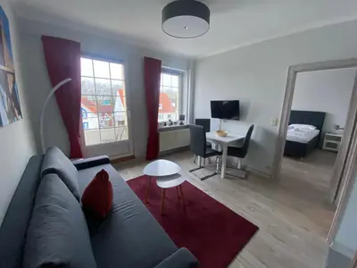 TV/Unterhaltungsangebot in der Unterkunft Haus Nordsee 06