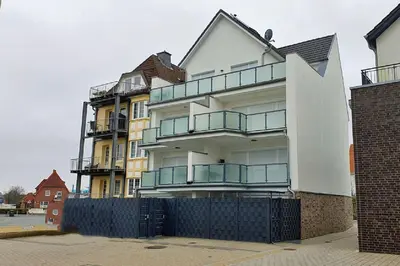 Das Gebäude in dem sich die Ferienwohnung befindet