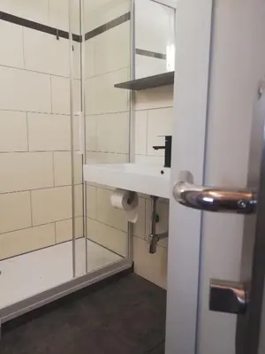 Küche/Küchenzeile in der Unterkunft Büsum Nordseestraße 5 EG FeWo