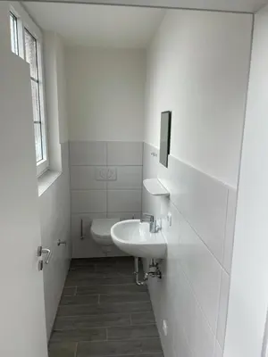 Ein Badezimmer in der Unterkunft Fährstrasse 2