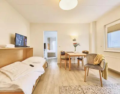 TV/Unterhaltungsangebot in der Unterkunft Haus Pamir - Fewo 23