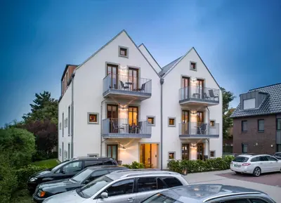Das Gebäude in dem sich die Ferienwohnung befindet