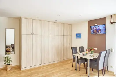 TV/Unterhaltungsangebot in der Unterkunft Haus Seemuschel - Fewo 1