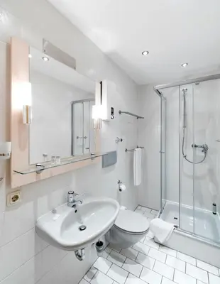 Ein Badezimmer in der Unterkunft Haus Seemuschel - Fewo 2