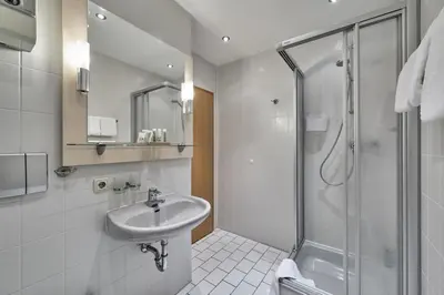 Ein Badezimmer in der Unterkunft Haus Seemuschel - Fewo 3