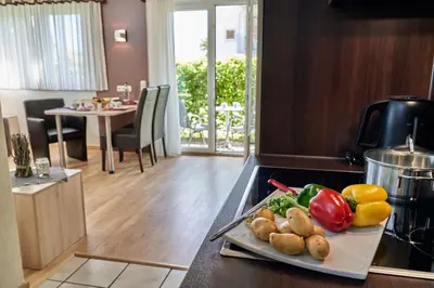 Essen in der Ferienwohnung oder in der Nähe