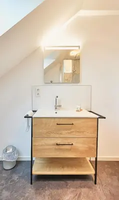 Ein Badezimmer in der Unterkunft Haus Seemuschel - Fewo 9