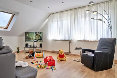 TV/Unterhaltungsangebot in der Unterkunft Haus Seemuschel - Fewo 9