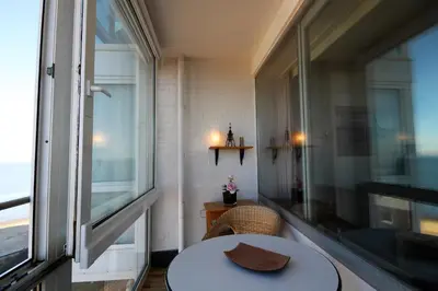 Ein Balkon oder eine Terrasse in der Unterkunft Haus Seehütte Wohnung 606