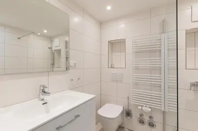 Ein Badezimmer in der Unterkunft Haus Seehütte Wohnung 606