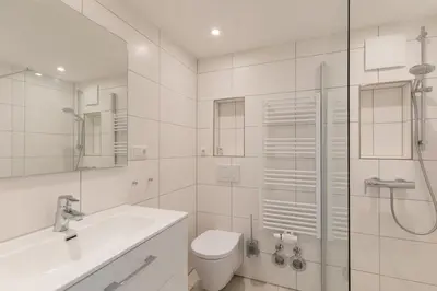 Ein Badezimmer in der Unterkunft Haus Seehütte Wohnung 401