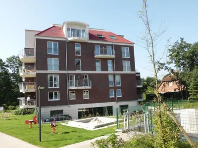 Das Gebäude in dem sich die Ferienwohnung befindet