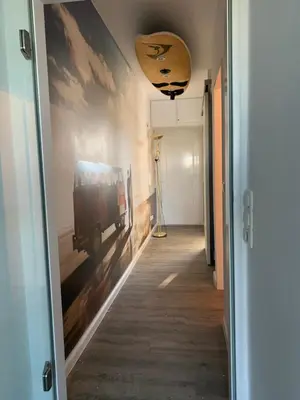 Ein Bett oder Betten in einem Zimmer der Unterkunft Seedeich