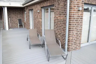 Ein Balkon oder eine Terrasse in der Unterkunft Apart Seegras