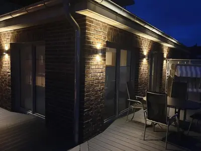 Ein Balkon oder eine Terrasse in der Unterkunft Apart Seegras