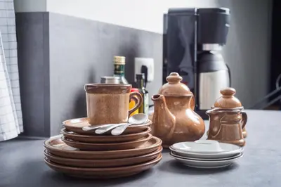 Kaffee-/Teezubehör in der Unterkunft NordseeHeide-Lodges Cuxhaven
