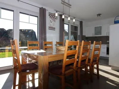 Küche/Küchenzeile in der Unterkunft Komfortables Ferienhaus in Friedrichskoog-Spitze
