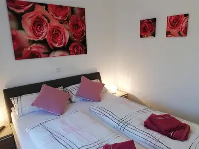Ein Bett oder Betten in einem Zimmer der Unterkunft Residenz Belair Schmidt