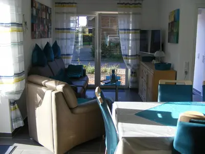 Ein Sitzbereich in der Unterkunft Villa Belair Schmidt