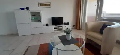 TV/Unterhaltungsangebot in der Unterkunft Sahlenburger Strand FeWo 27