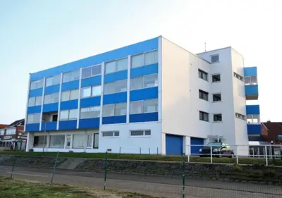 Das Gebäude in dem sich die Ferienwohnung befindet