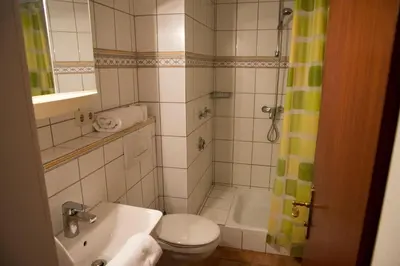 Ein Badezimmer in der Unterkunft Am Sahlenburger Strand 1 Whg. 15
