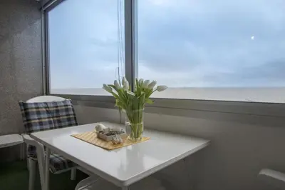 Ein allgemeiner Meerblick oder ein Meerblick von der Ferienwohnung aus