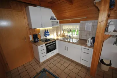 Küche/Küchenzeile in der Unterkunft Ferienhaus Sonnentau