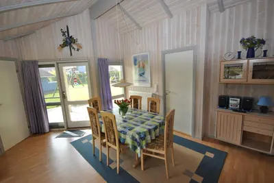 Küche/Küchenzeile in der Unterkunft Ferienhaus Korsör