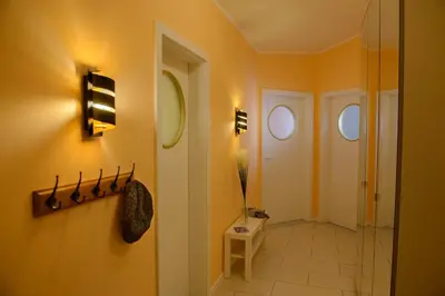 Ein Badezimmer in der Unterkunft Penthouse Medemspeicher