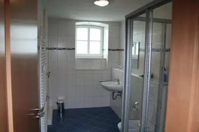 Ein Badezimmer in der Unterkunft Ferienwohnung Korte