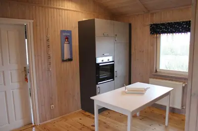 Küche/Küchenzeile in der Unterkunft Ferienhaus Nordseebrise