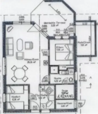 Grundriss der Unterkunft Ferienhaus Kormoran