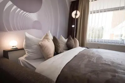 Ein Bett oder Betten in einem Zimmer der Unterkunft Haus Frauenpreiss Whg. 104