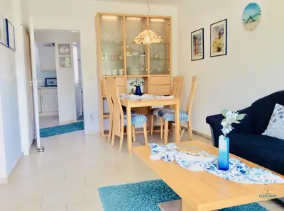 Ein Sitzbereich in der Unterkunft Residenz Thalassa Whg. 3