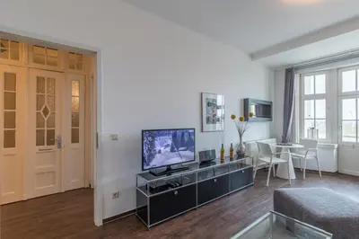 TV/Unterhaltungsangebot in der Unterkunft Am Seedeich 7, Wohnung 4