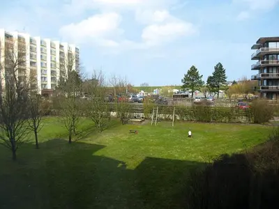 Ein Garten an der Unterkunft Apartment in Cuxhaven with community pool
