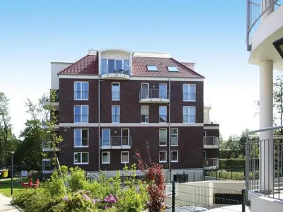 Das Gebäude in dem sich die Ferienwohnung befindet