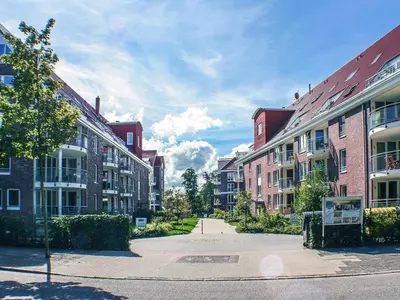 Das Gebäude in dem sich die Ferienwohnung befindet