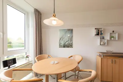 Küche/Küchenzeile in der Unterkunft Knechtsand 406