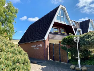Das Gebäude in dem sich die Ferienwohnung befindet