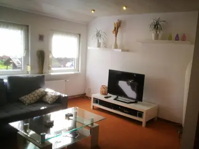 TV/Unterhaltungsangebot in der Unterkunft Ferienwohnung mit Whirlpool