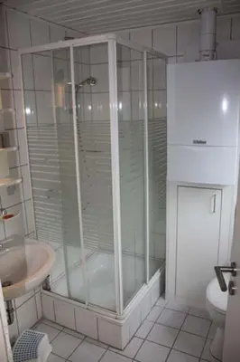 Ein Badezimmer in der Unterkunft Am Ringwall 102