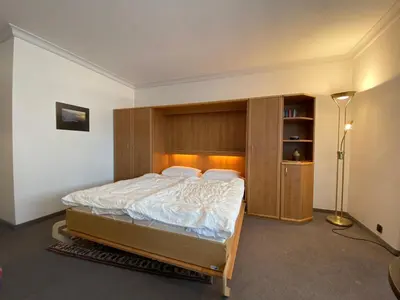 Ein Bett oder Betten in einem Zimmer der Unterkunft Haus Dwarslöper, Ferienwohnung 3