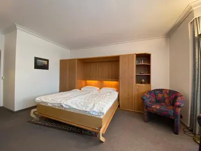 Ein Bett oder Betten in einem Zimmer der Unterkunft Haus Dwarslöper, Ferienwohnung 1