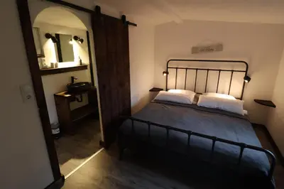 Ein Bett oder Betten in einem Zimmer der Unterkunft Rauszeit-Balje