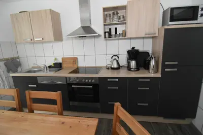 Küche/Küchenzeile in der Unterkunft Ferienhaus kleine Villa